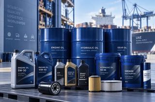 Lubricants and oils for export — drums, pails and bottles